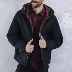 Blouson manteau imperméable Freeman T Porter Belleau noire