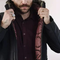 Blouson manteau imperméable Freeman T Porter Belleau noire