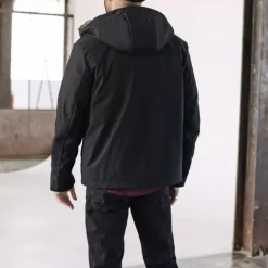 Blouson manteau imperméable Freeman T Porter Belleau noire
