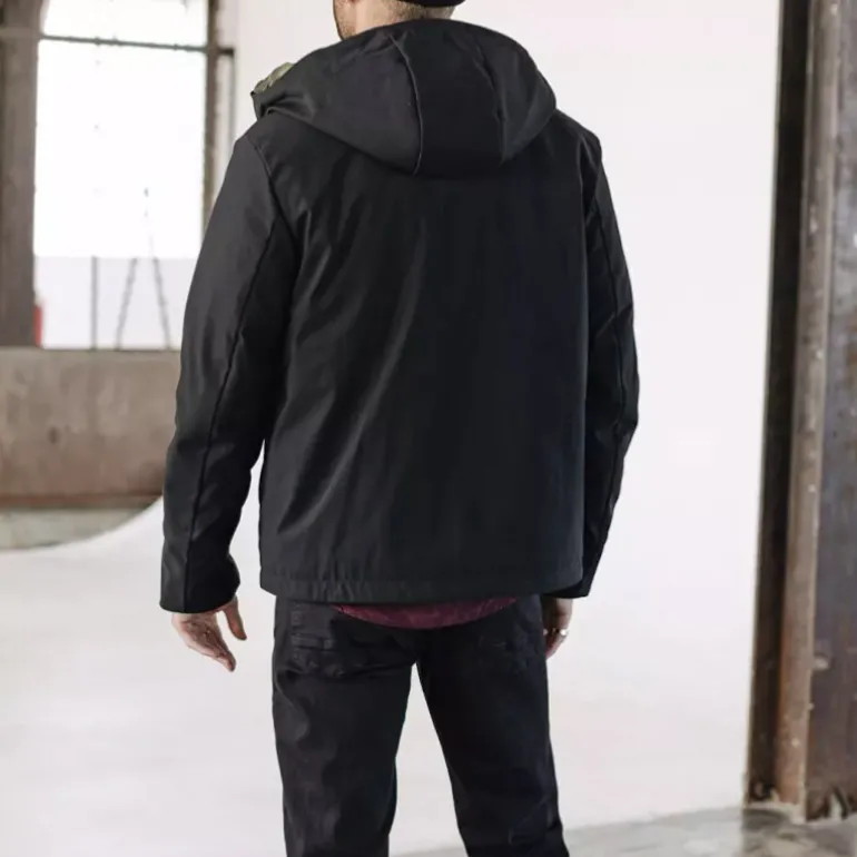 Blouson manteau imperméable Freeman T Porter Belleau noire
