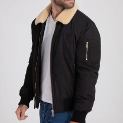Blouson pilote Bombers Original Versmold noir