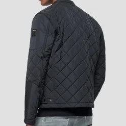 Blouson veste moto noire Replay Jeans pour homme