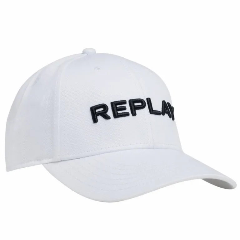 Casquette Replay Jeans blanche