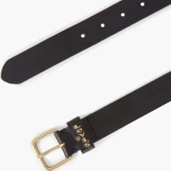 Ceinture femme Levis ® en cuir noir boucle carrée