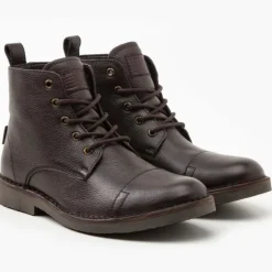 Chaussures Boots Levi's ® en cuir brun