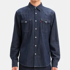 Chemise en jean Levis Barstow Western indigo rinse