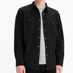 Chemise en jeans noir Levis Barstow Western