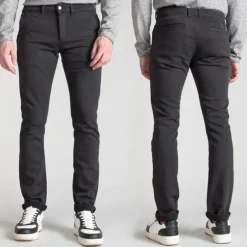 Chino Jogg Le Temps des Cerises Kurt gris anthracite