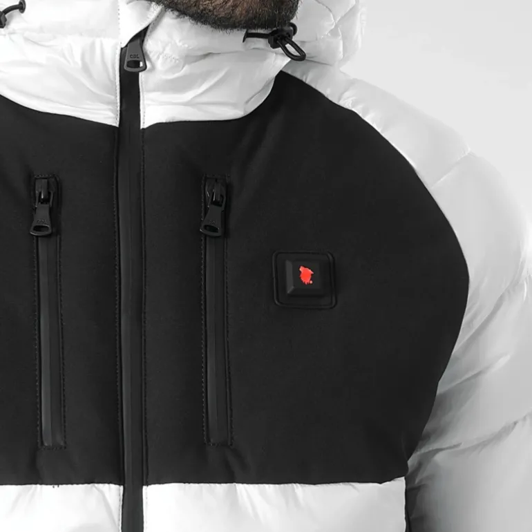 Doudoune chauffante Comme Des Loups Andorre blanc pour homme