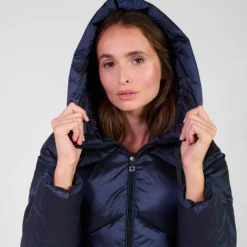 Doudoune Le Temps des Cerises femme Kilia bleu marine