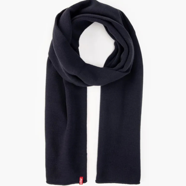 Echarpe Levi's ® bleu marine étiquette rouge