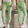 Jean 7/8 éme femme Freeman T Porter Alexa Cropped vert