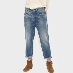 Jean boyfriend loose femme Le Temps des Cerises Cosy W1306