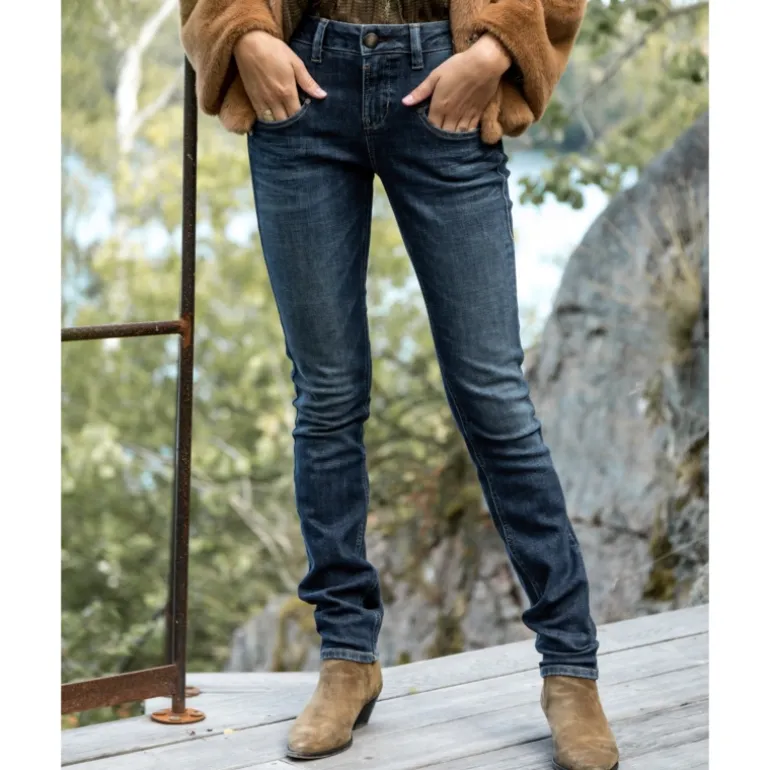 Jean femme Freeman T Porter Alexa High Waist slim taille haute Fanada