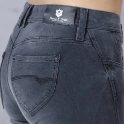 jean femme Freeman T Porter Tracie super slim gris fuliet en promo