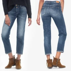 Jean femme Le Temps des Cerises 418 W9075 coupe droite mom