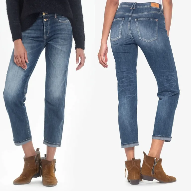 Jean femme Le Temps des Cerises 418 W9075 coupe droite mom