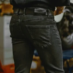 Jean Freeman T Porter homme Dustee Slim Biker Black