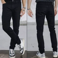 Jean homme Freeman T Porter Dustee Noir coupe slim