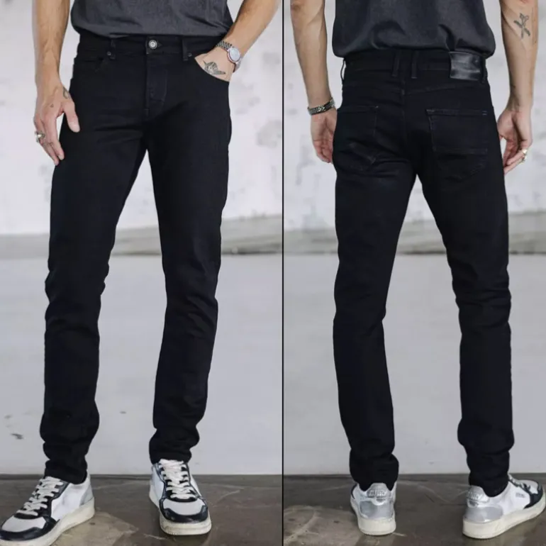 Jean homme Freeman T Porter Dustee Noir coupe slim
