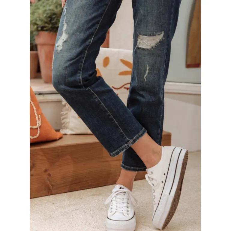 Jean large 7/8eme femme Freeman T Porter Loreen fanada