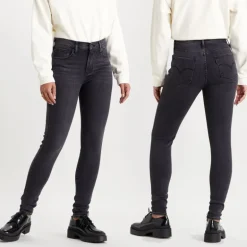 Jean Levi's ® femme 720 gris smoked out super skinny taille haute