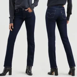 Jean Levi's ® femme 724 High Rise straight brut to the nine coupe droite taille haute