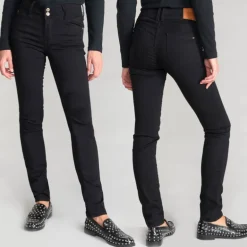 Jean taille haute Le Temps des Cerises Ultra Pulp High Slim noir