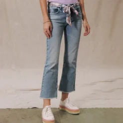 Jeans bootcut cropped Freeman T Porter femme Norma Palermo Med