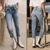 Jeans Boyfriend Freeman T Porter Natasha Fitz 100% Coton