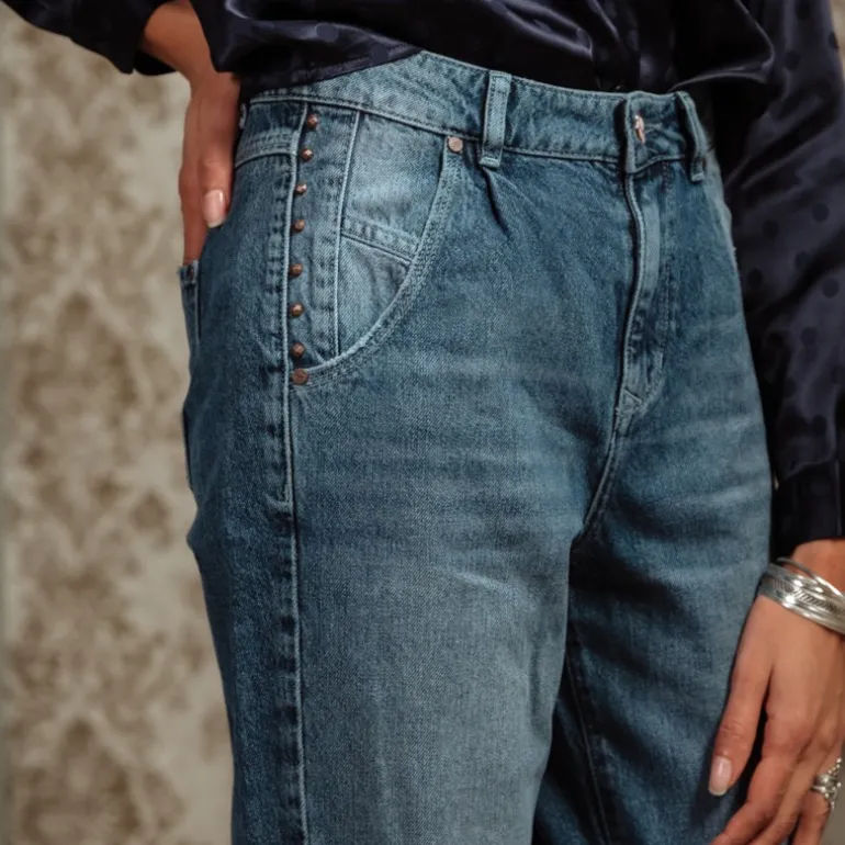 Jeans Boyfriend Freeman T Porter Natasha Frankley 100% Coton