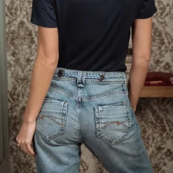 Jeans Boyfriend Freeman T Porter Jannet Fitz 100% Coton