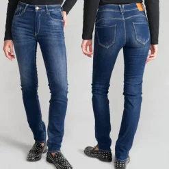 Jeans femme Le Temps des Cerises Pulp Casal coupe droite taille haute