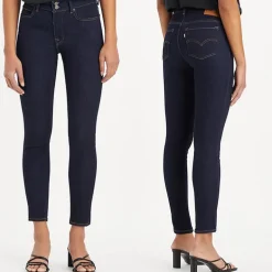 Jeans femme Levi's ® 711 brut blue wave rinse