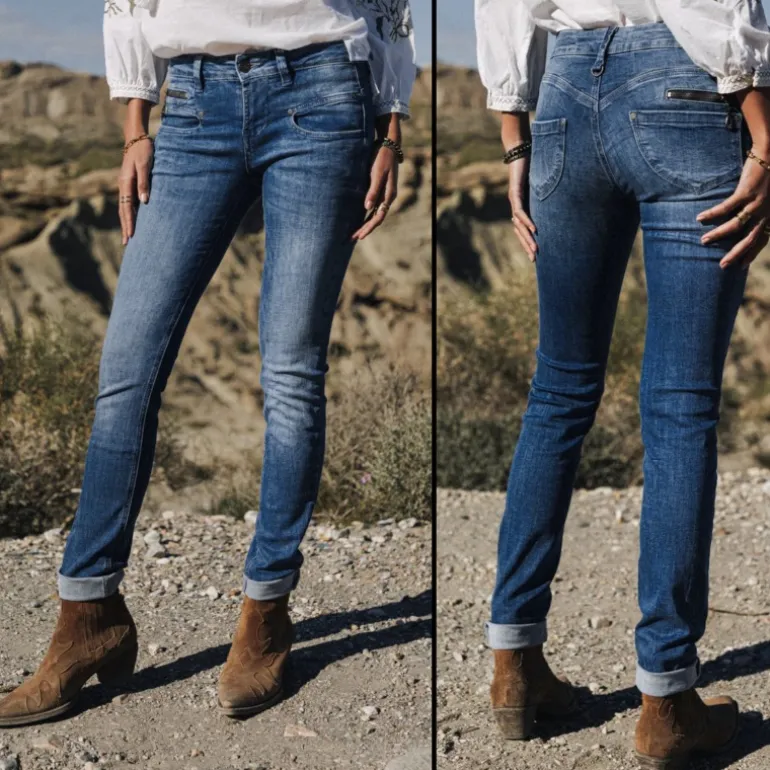 Jeans Freeman T Porter Alexa Slim Magic Denim Malaysia