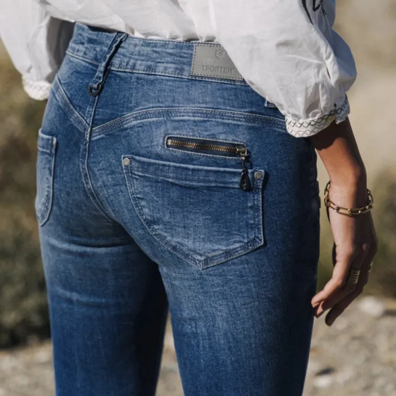 Jeans Freeman T Porter Alexa Slim Magic Denim Malaysia