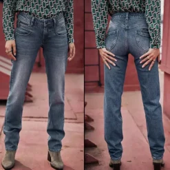 Jeans Freeman T Porter femme Alexa Straight bamba medium coupe droite