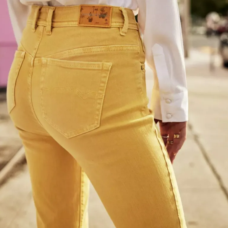 Jeans Freeman T Porter femme Gaelle California jaune
