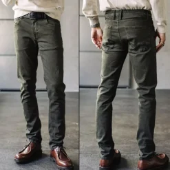 Jeans homme Freeman T Porter Jimmy kaki