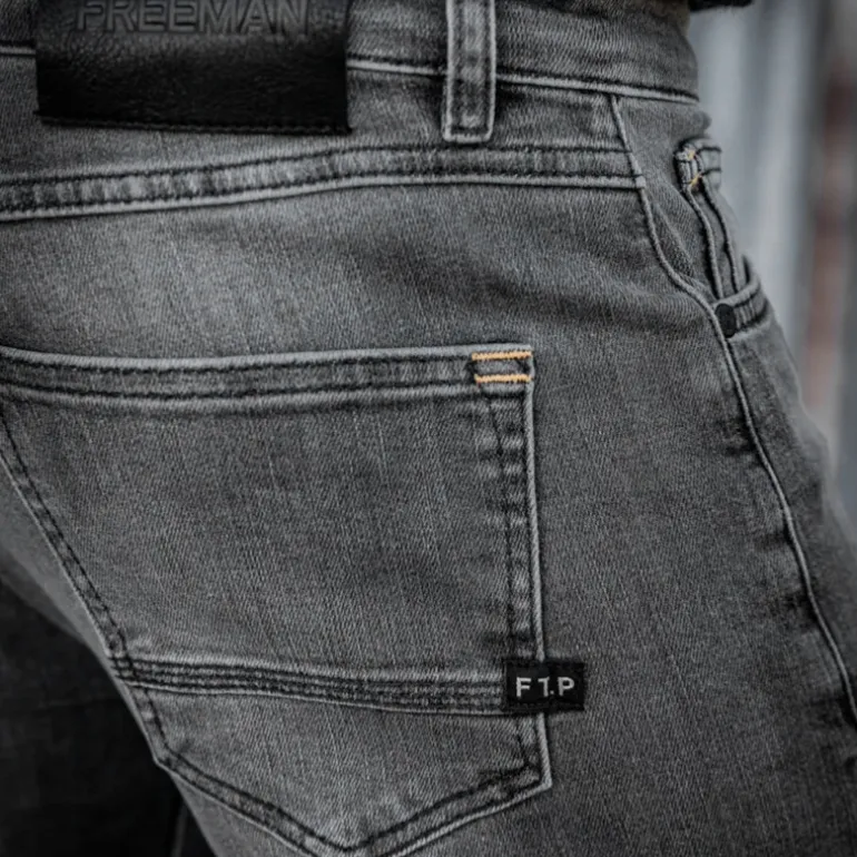 Jeans homme Freeman T Porter Dustee Slim gris bold