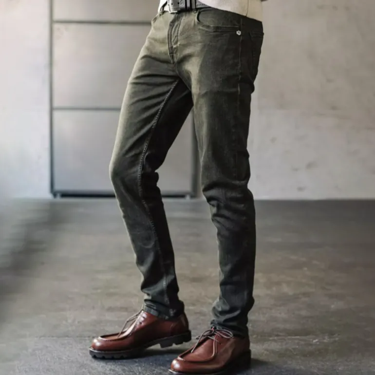 Jeans homme Freeman T Porter Jimmy kaki