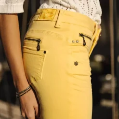 Jeans jaune Freeman T Porter Alexa Cropped
