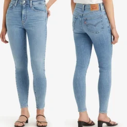 Jeans Levi's ® 720 high rise super skinny taille haute clair