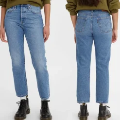Jeans Levi's ® femme 501 Crop Medium Indigo Worn In