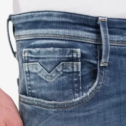 Jeans Replay homme anbass slim stone used