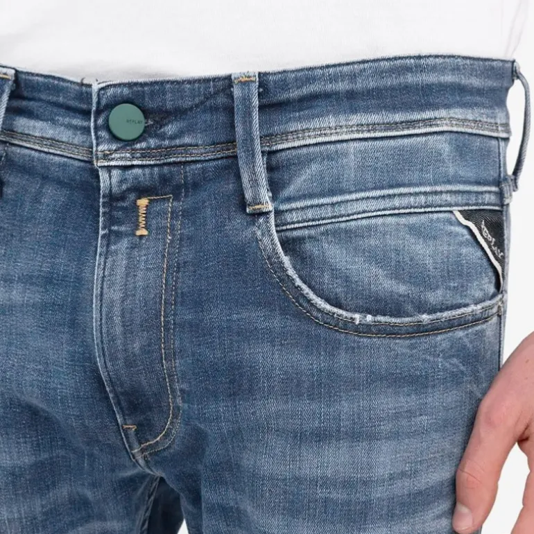 Jeans Replay homme anbass slim stone used