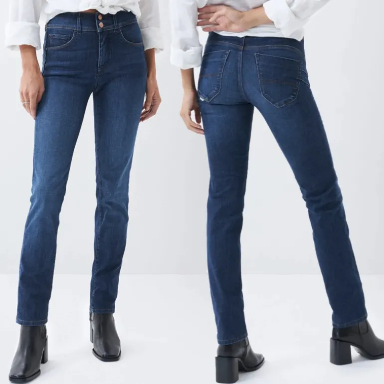 Jeans Salsa femme Secret Push in bleu medium