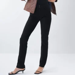 Jeans Salsa femme Secret Push in noir
