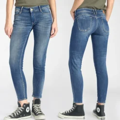 Jeans slim 7/8éme Le Temps des Cerises femme Pulp C w1333