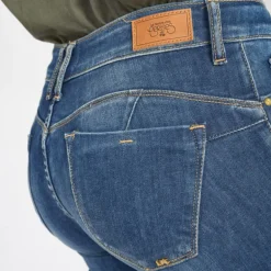 Jeans slim 7/8éme Le Temps des Cerises femme Pulp C w1333